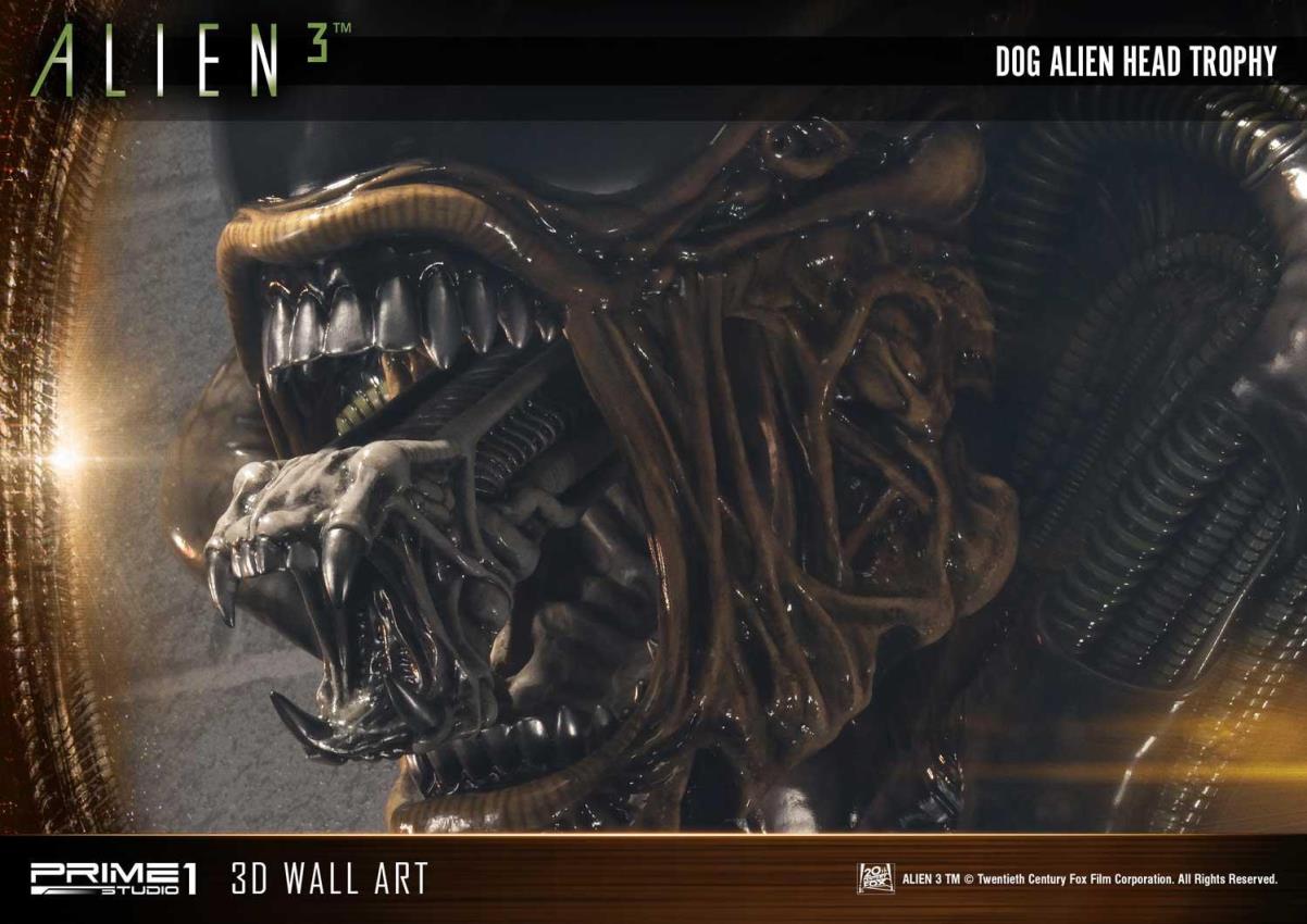 Alien3 - Dog Alien Head Trophy Open Mouth Version (Prime1Studio)