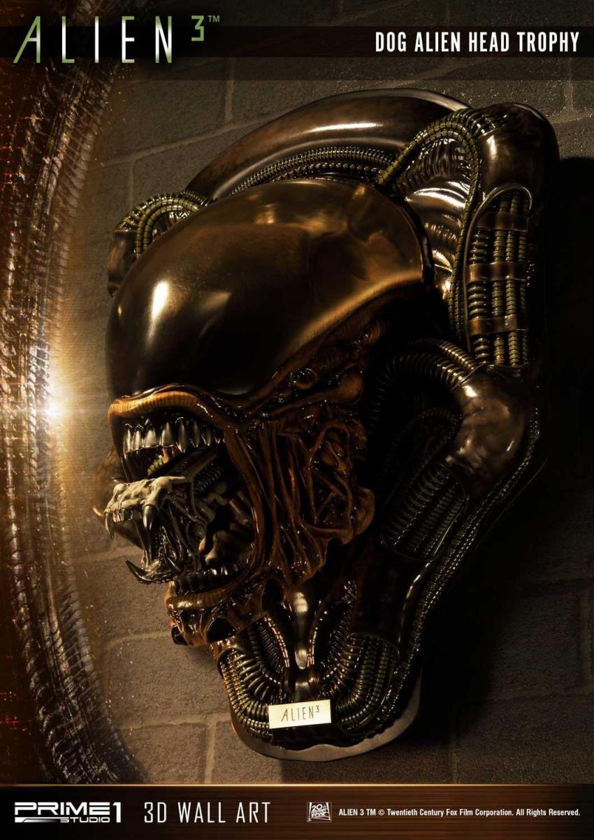 Alien3 - Dog Alien Head Trophy Open Mouth Version (Prime1Studio)