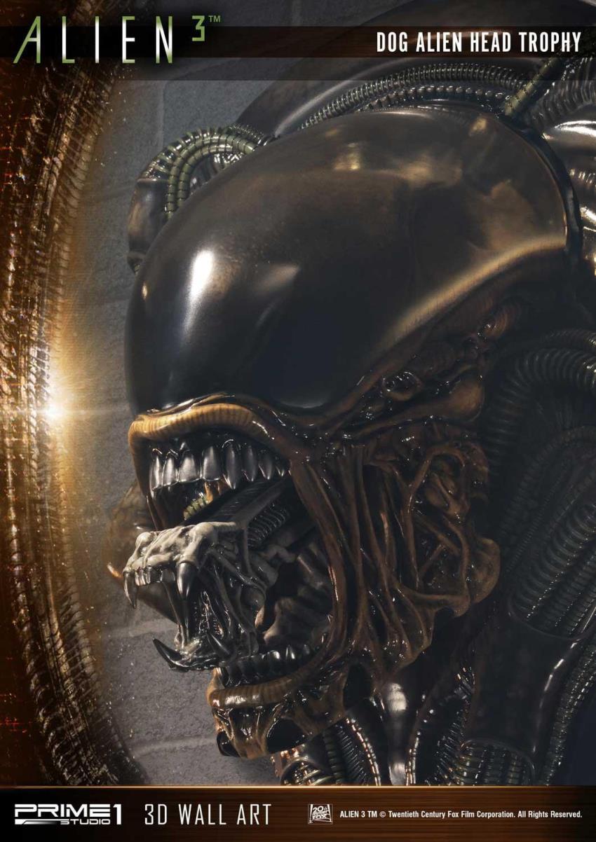 Alien3 - Dog Alien Head Trophy Open Mouth Version (Prime1Studio)
