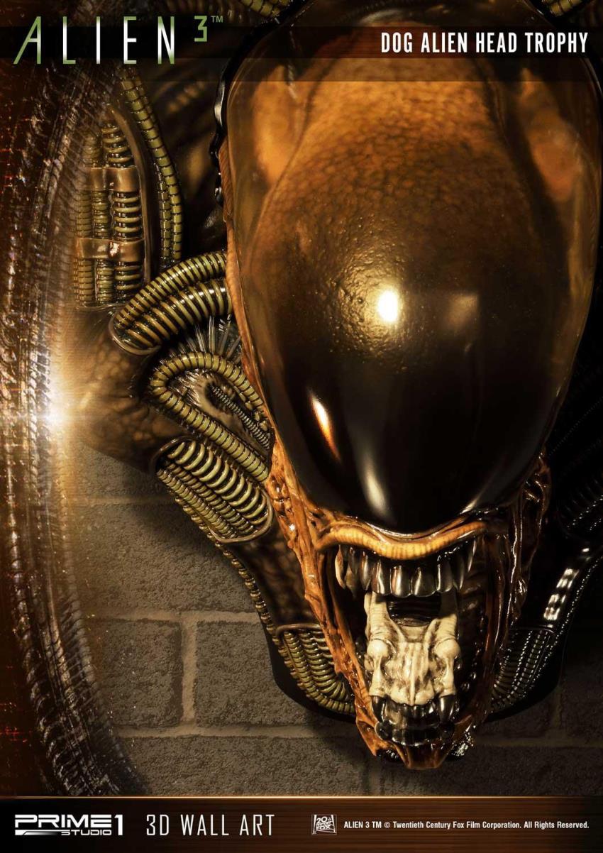 Alien3 - Dog Alien Head Trophy Open Mouth Version (Prime1Studio)