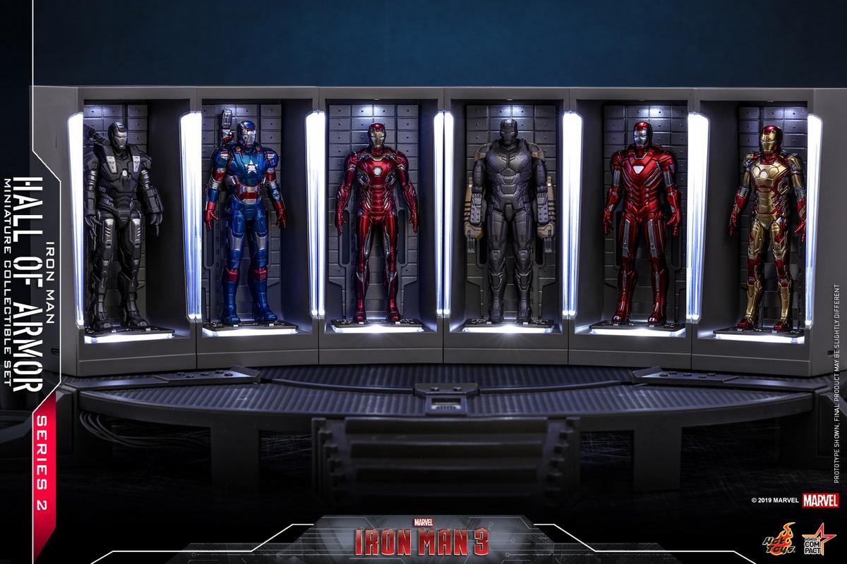 Hot Toys : IRON MAN 3 IRON MAN HALL OF ARMOR (SERIES 2) MMS COMPACT
