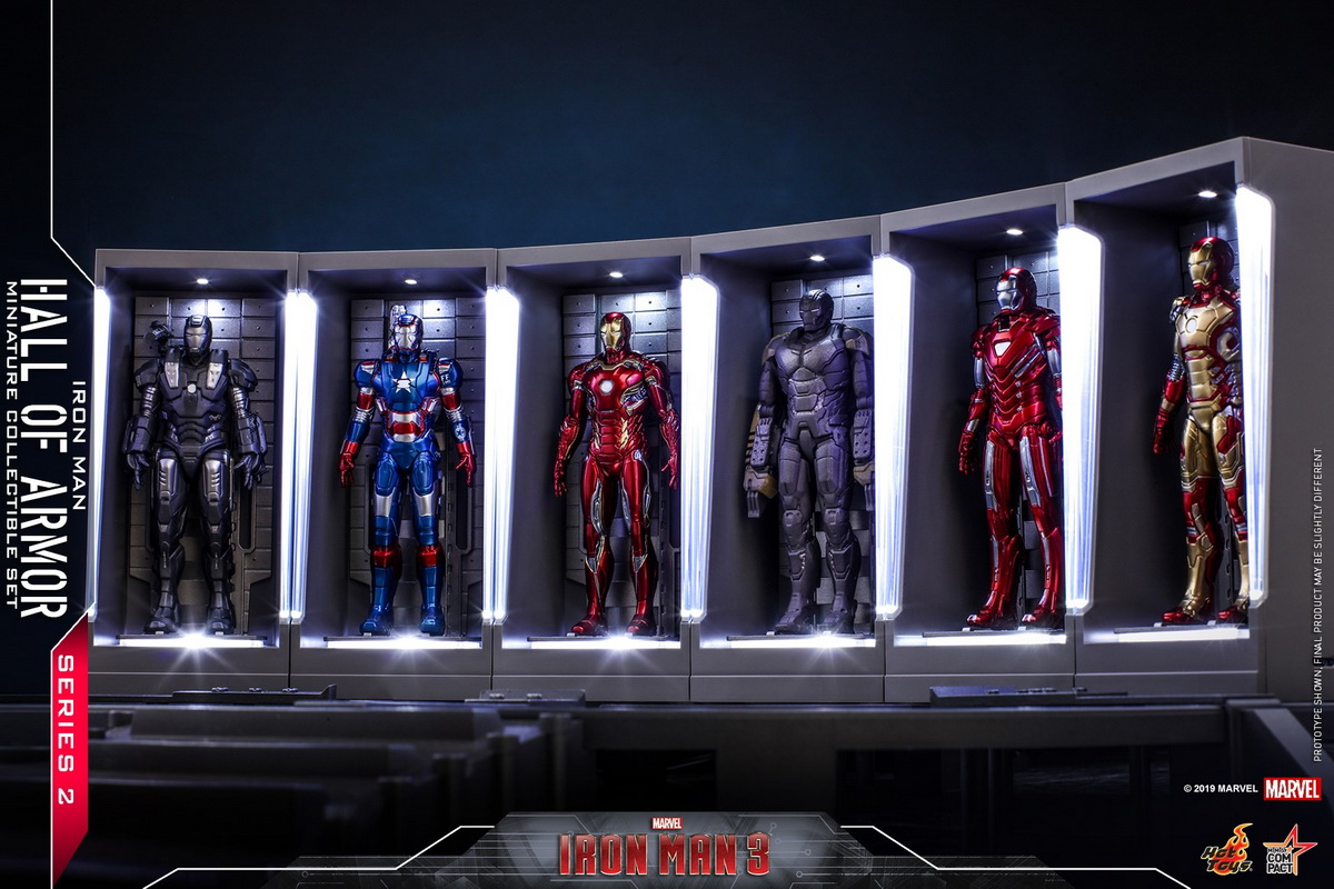 Hot Toys : IRON MAN 3 IRON MAN HALL OF ARMOR (SERIES 2) MMS COMPACT