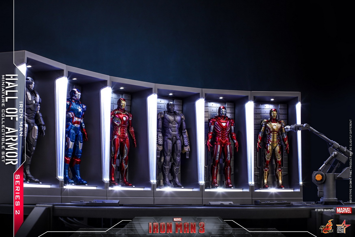 Hot Toys : IRON MAN 3 IRON MAN HALL OF ARMOR (SERIES 2) MMS COMPACT