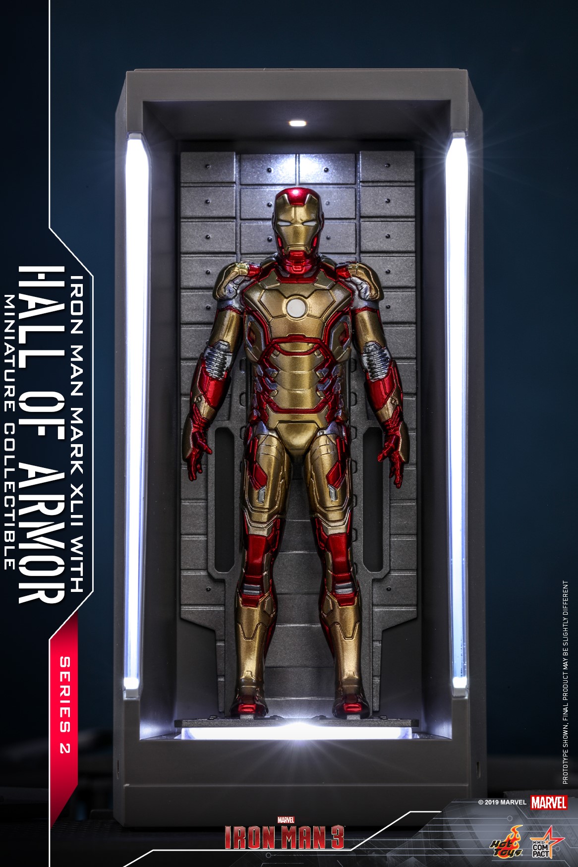 Hot Toys : IRON MAN 3 IRON MAN HALL OF ARMOR (SERIES 2) MMS COMPACT