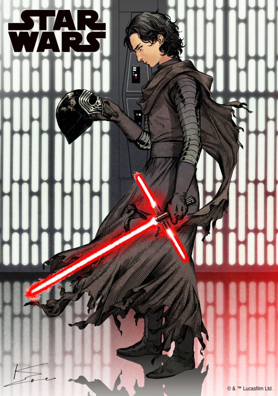 Star Wars - ARTFX Artist Series Kylo Ren -Cloaked in Shadows- 1/7 (Kotobukiya)