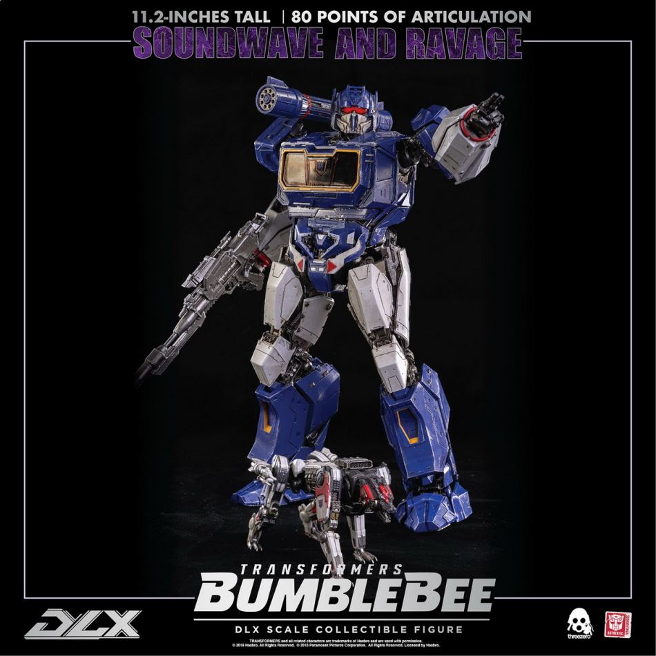 Threezero:Transformers - Bumblebee DLX series Soundwave & Ravage