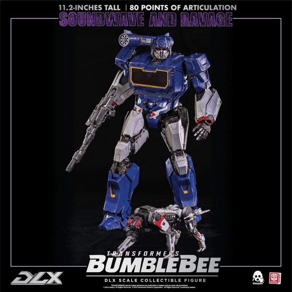 Threezero:Transformers - Bumblebee DLX series Soundwave & Ravage