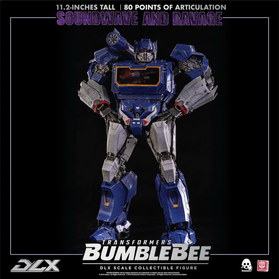 Threezero:Transformers - Bumblebee DLX series Soundwave & Ravage