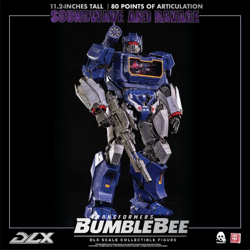 Threezero:Transformers - Bumblebee DLX series Soundwave & Ravage