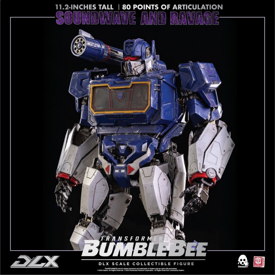 Threezero:Transformers - Bumblebee DLX series Soundwave & Ravage
