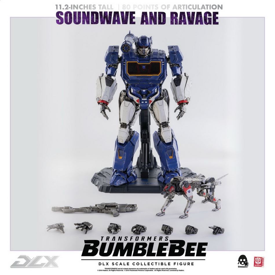 Threezero:Transformers - Bumblebee DLX series Soundwave & Ravage