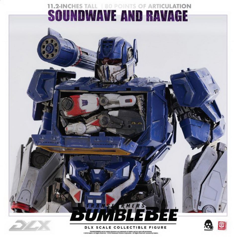 Threezero:Transformers - Bumblebee DLX series Soundwave & Ravage