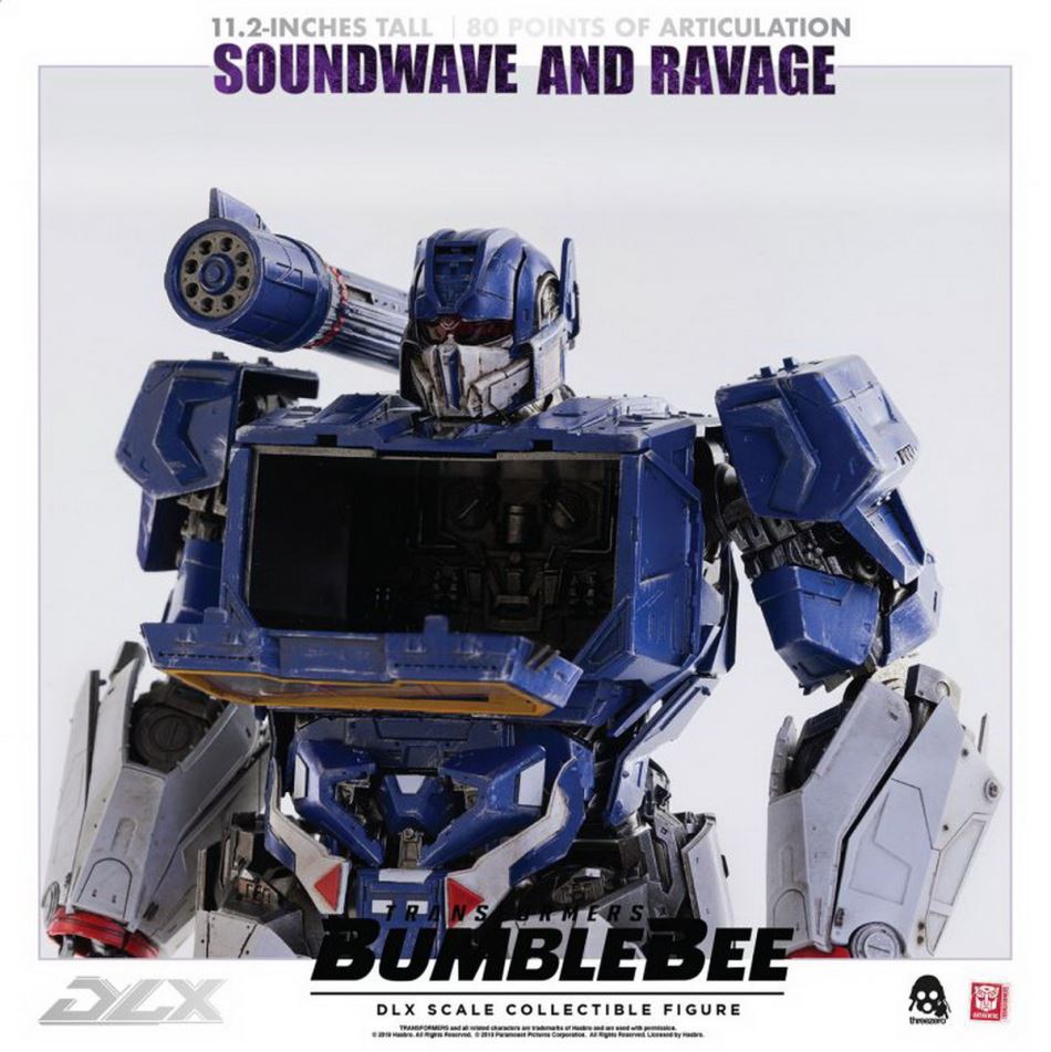 Threezero:Transformers - Bumblebee DLX series Soundwave & Ravage
