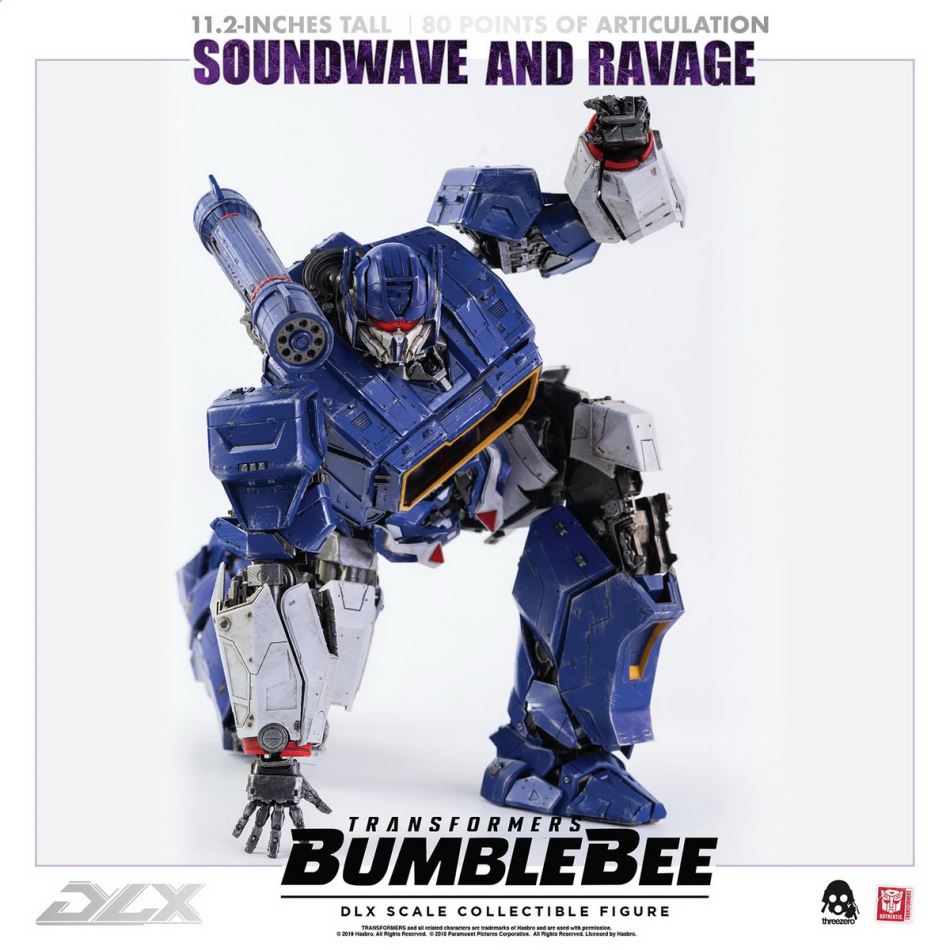 Threezero:Transformers - Bumblebee DLX series Soundwave & Ravage