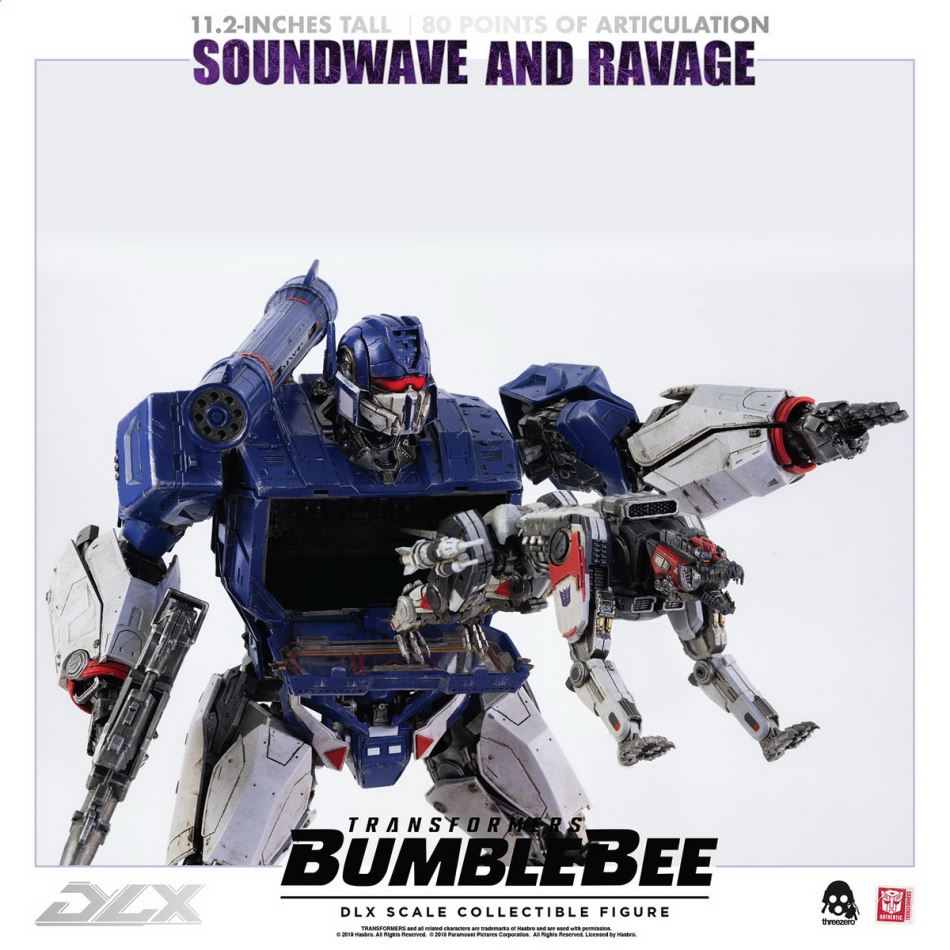 Threezero:Transformers - Bumblebee DLX series Soundwave & Ravage