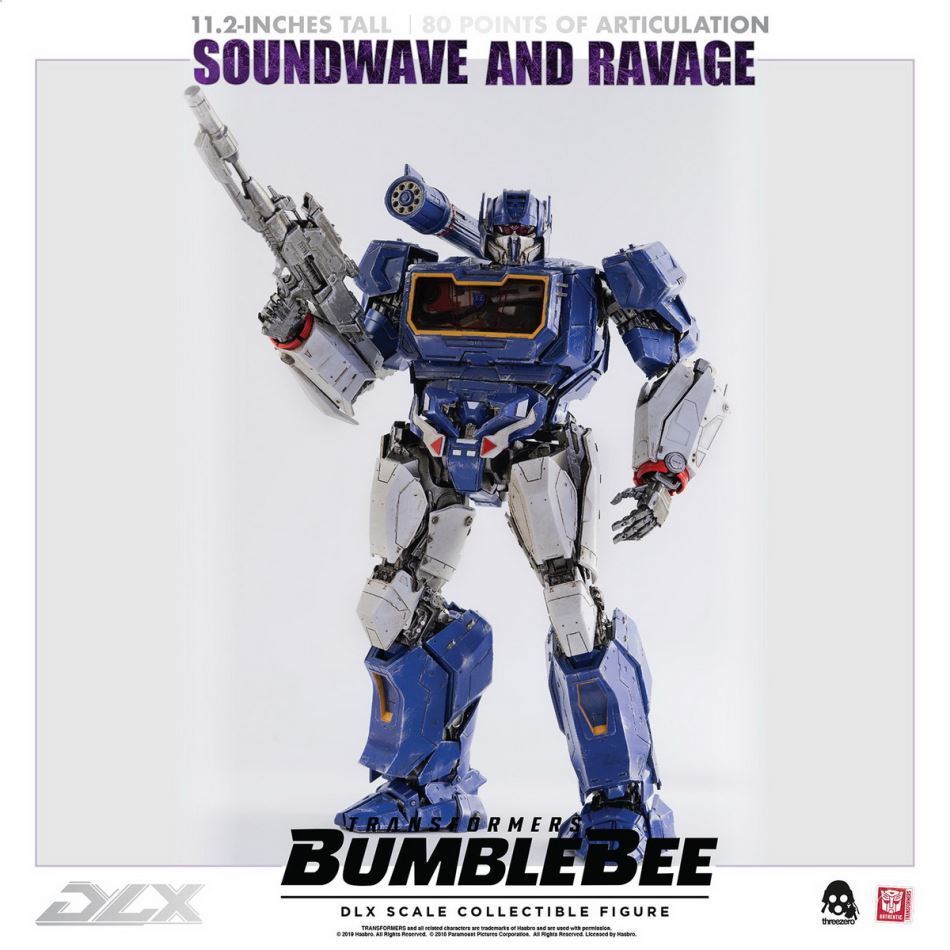 Threezero:Transformers - Bumblebee DLX series Soundwave & Ravage