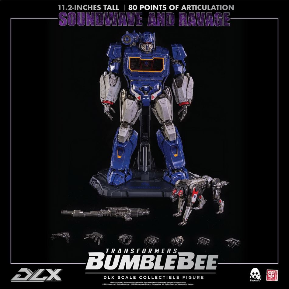 Threezero:Transformers - Bumblebee DLX series Soundwave & Ravage