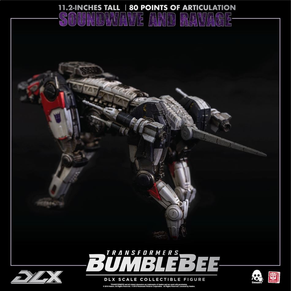 Threezero:Transformers - Bumblebee DLX series Soundwave & Ravage