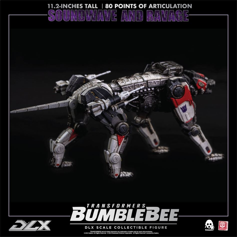 Threezero:Transformers - Bumblebee DLX series Soundwave & Ravage