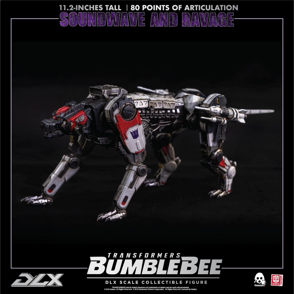 Threezero:Transformers - Bumblebee DLX series Soundwave & Ravage