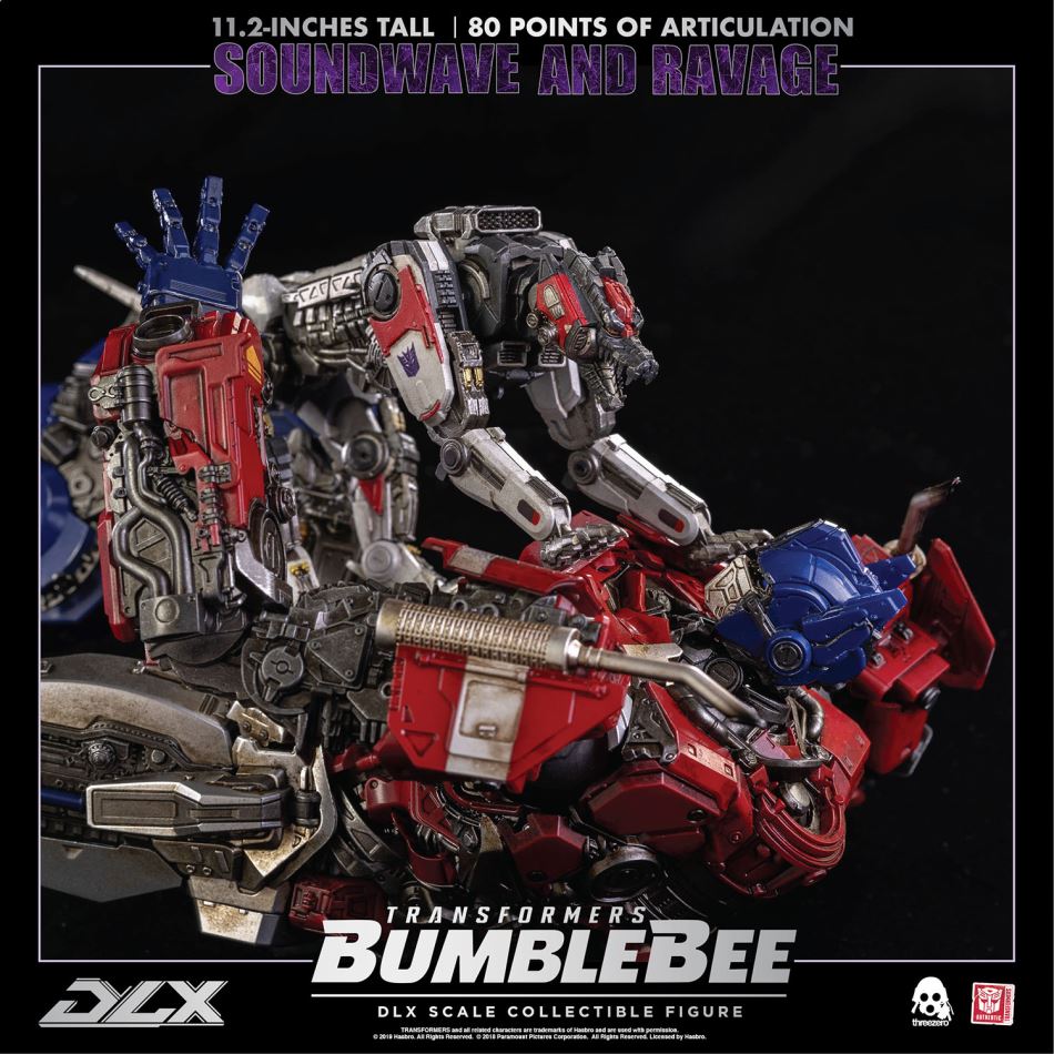 Threezero:Transformers - Bumblebee DLX series Soundwave & Ravage