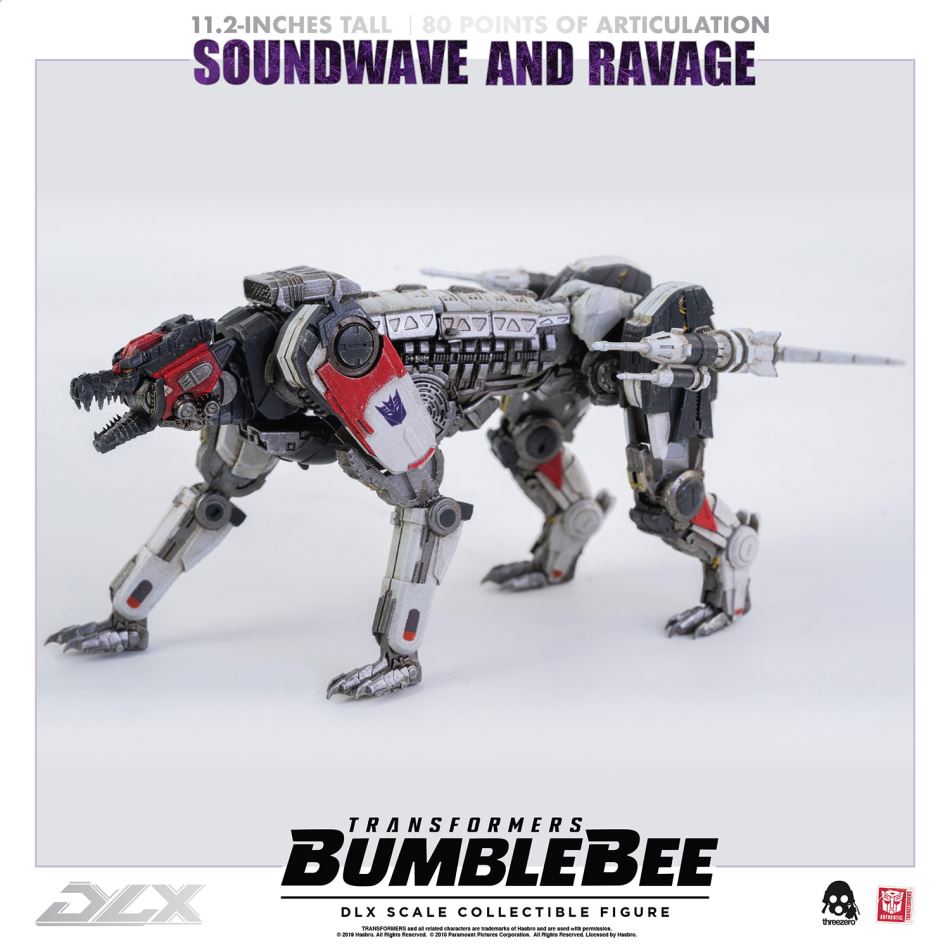 Threezero:Transformers - Bumblebee DLX series Soundwave & Ravage