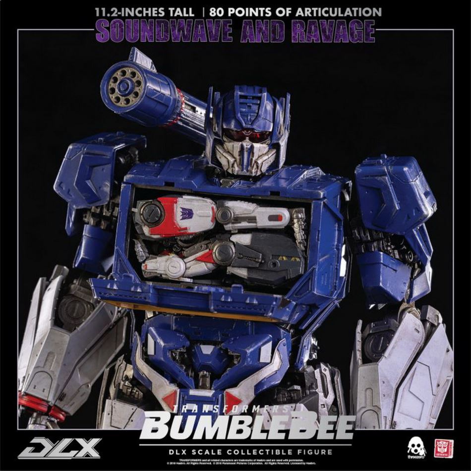 Threezero:Transformers - Bumblebee DLX series Soundwave & Ravage