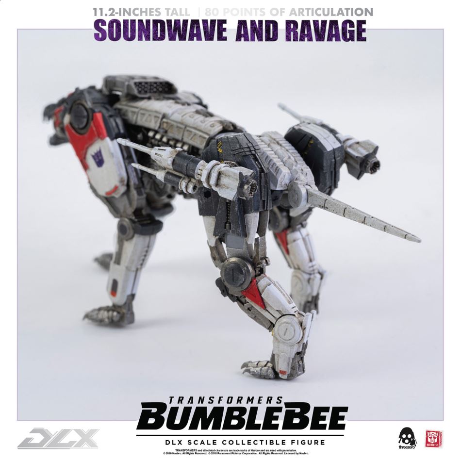 Threezero:Transformers - Bumblebee DLX series Soundwave & Ravage