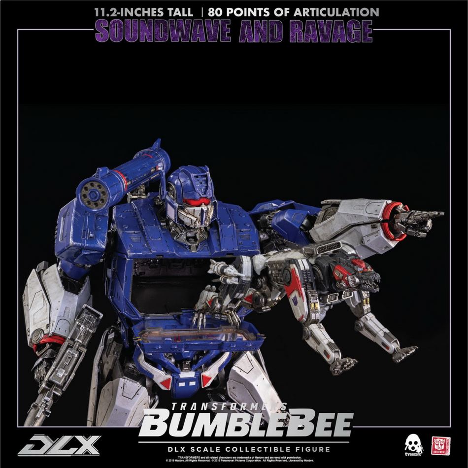 Threezero:Transformers - Bumblebee DLX series Soundwave & Ravage