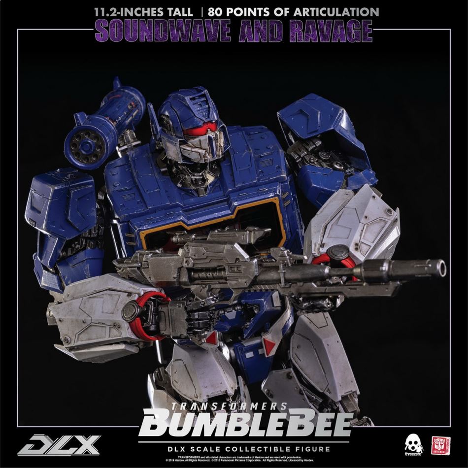 Threezero:Transformers - Bumblebee DLX series Soundwave & Ravage