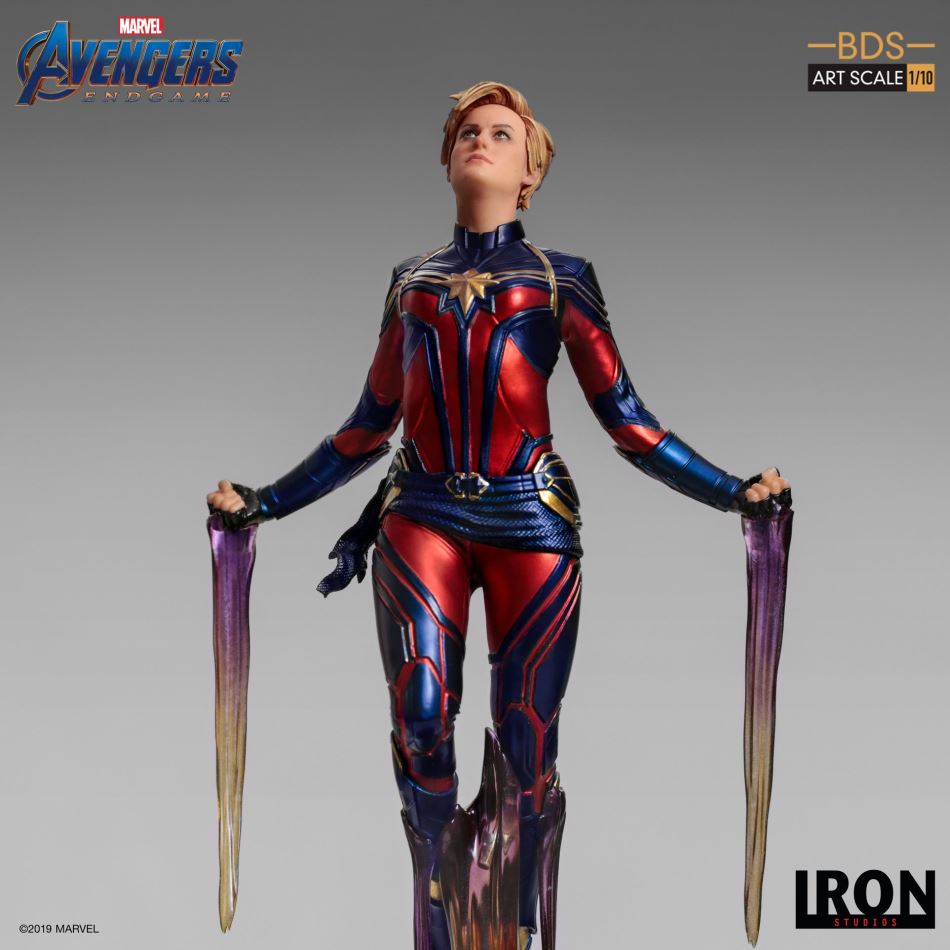 Iron Studios: Captain Marvel BDS Art Scale 1/10 - Avengers Endgame