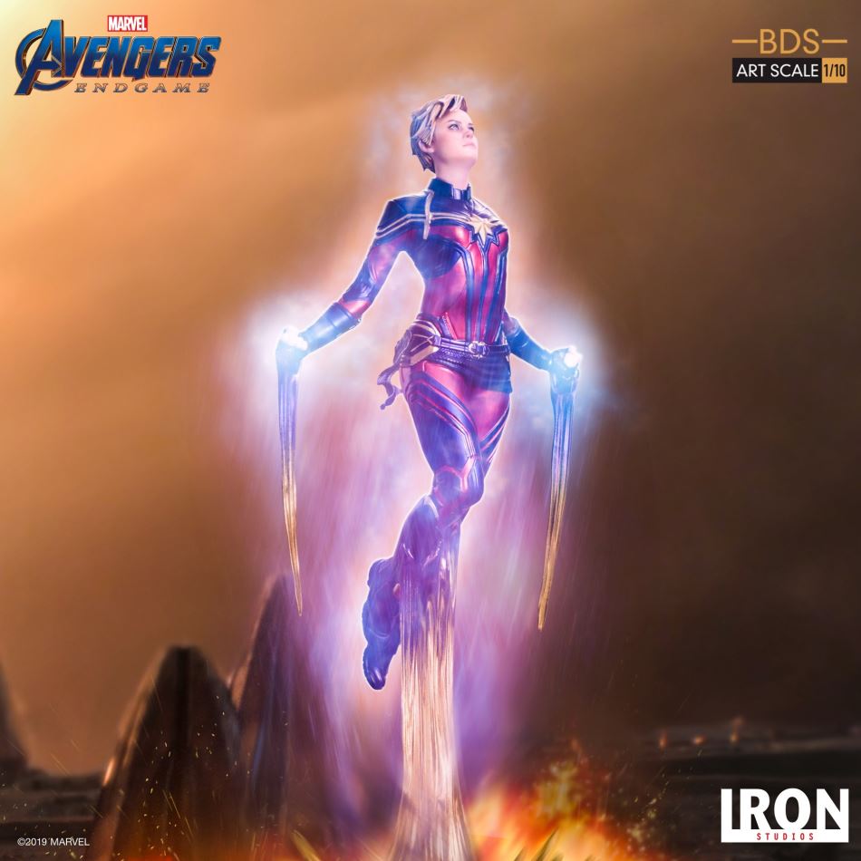 Iron Studios: Captain Marvel BDS Art Scale 1/10 - Avengers Endgame