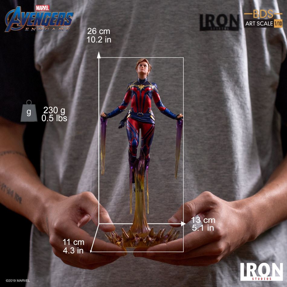 Iron Studios: Captain Marvel BDS Art Scale 1/10 - Avengers Endgame