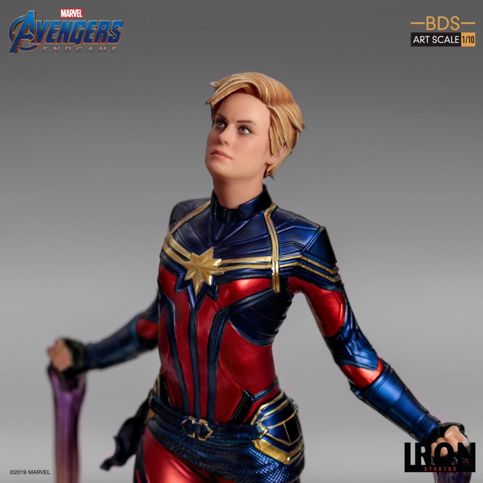 Iron Studios: Captain Marvel BDS Art Scale 1/10 - Avengers Endgame