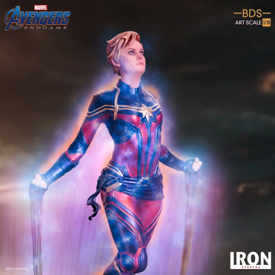 Iron Studios: Captain Marvel BDS Art Scale 1/10 - Avengers Endgame