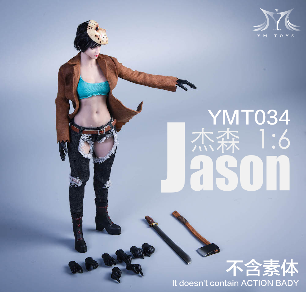 YMTOYS : 1/6 Jason and Freddy-Women's Clothing Head Carving Accessory Kit