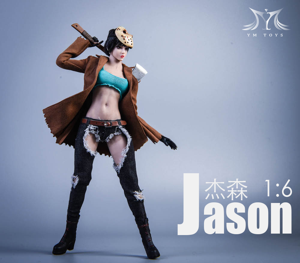 YMTOYS : 1/6 Jason and Freddy-Women's Clothing Head Carving Accessory Kit