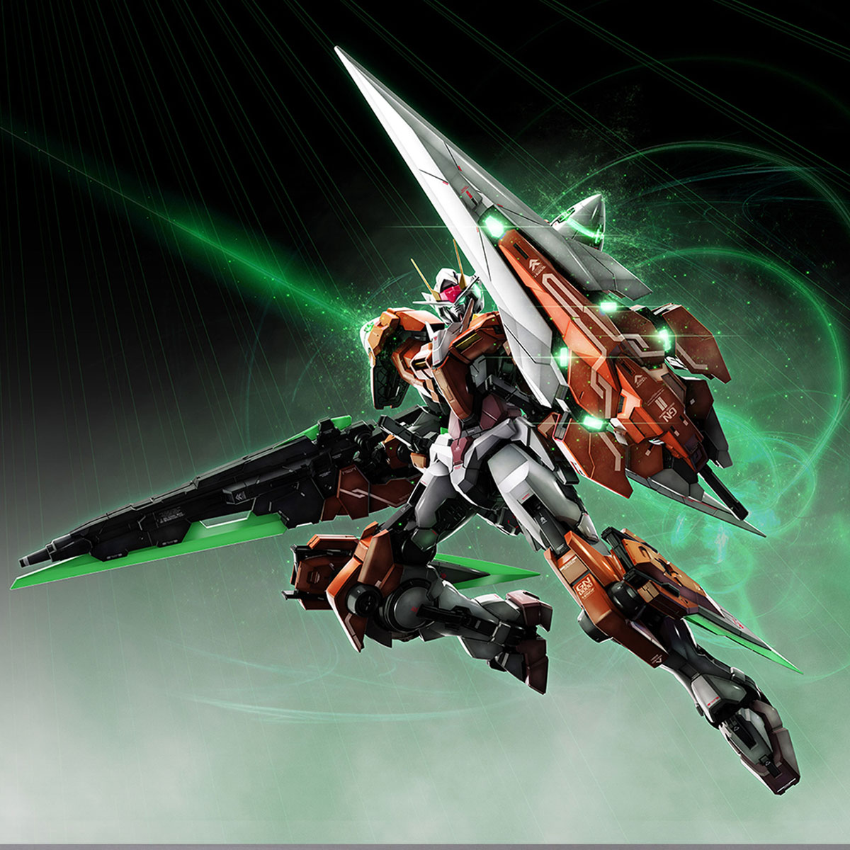 PG 1/60 00 GUNDAM SEVEN SWORD/G INSPECTION (Premium Bandai)