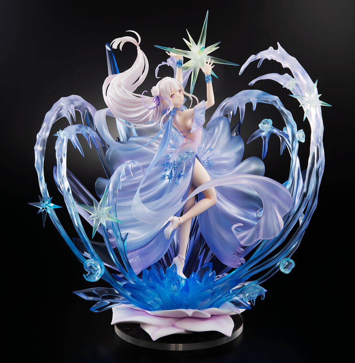 Re: ZERO - Starting Life in Another World - Emilia -Crystal Dress Ver- 1/7 SHIBUYA SCRAMBLE FIGURE (eStream)