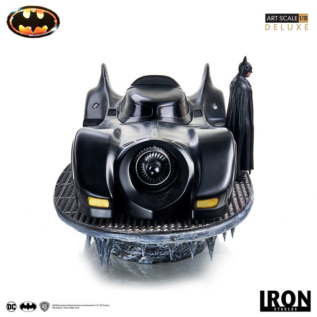 Iron Studios Batman (1989) Batman & Batmobile Deluxe Edition