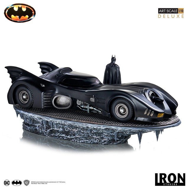 Iron Studios Batman (1989) Batman & Batmobile Deluxe Edition