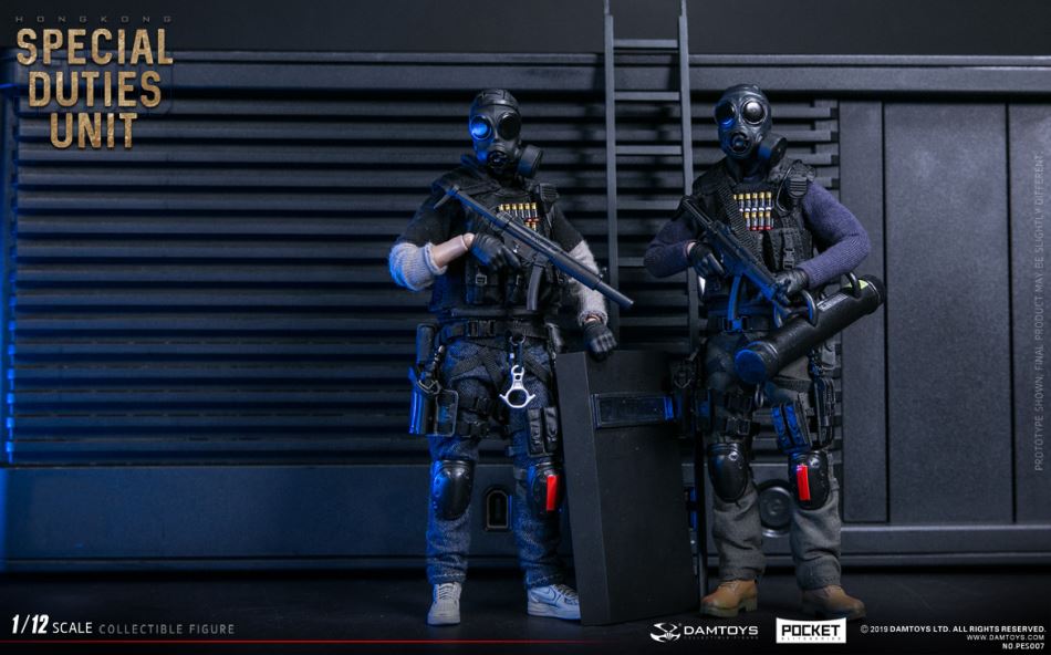 DAMTOYS : 1/12 POCKET ELITE SERIES: HONGKONG SDU (FAI SIR)