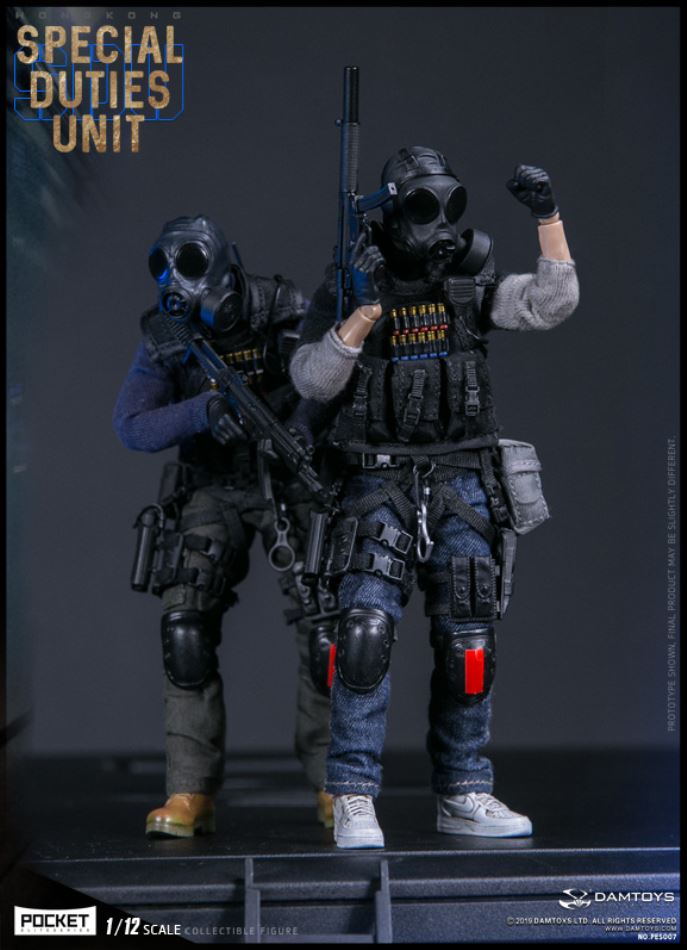 DAMTOYS : 1/12 POCKET ELITE SERIES: HONGKONG SDU (FAI SIR)