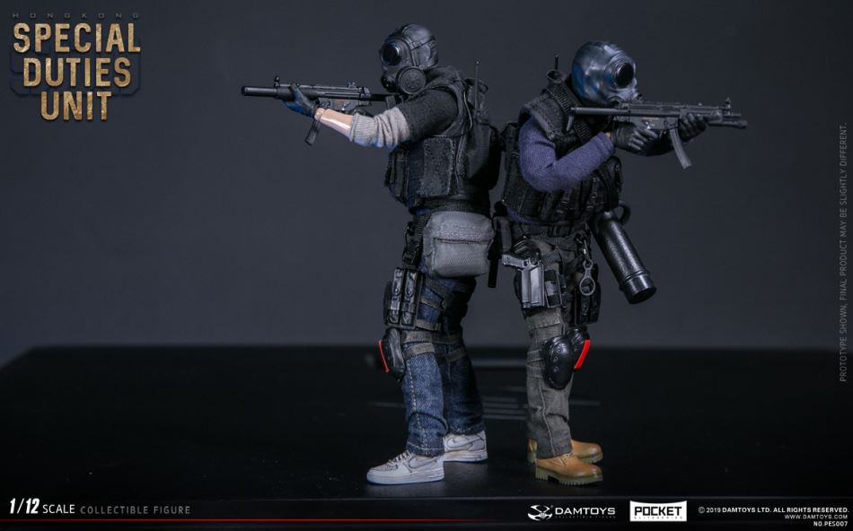 DAMTOYS : 1/12 POCKET ELITE SERIES: HONGKONG SDU (FAI SIR)