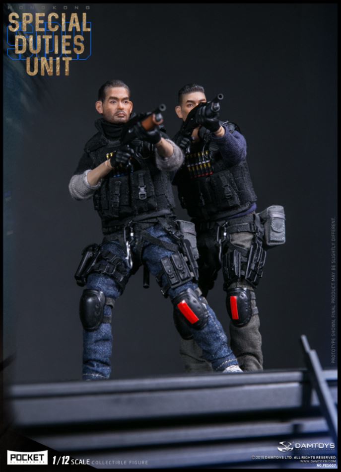 DAMTOYS : 1/12 POCKET ELITE SERIES: HONGKONG SDU (FAI SIR)
