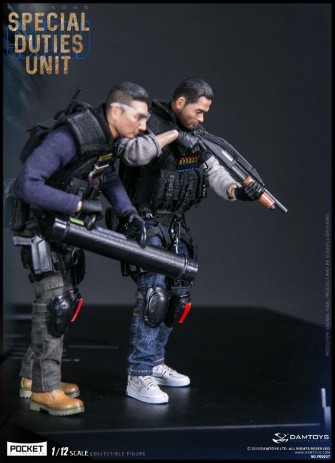 DAMTOYS : 1/12 POCKET ELITE SERIES: HONGKONG SDU (FAI SIR)