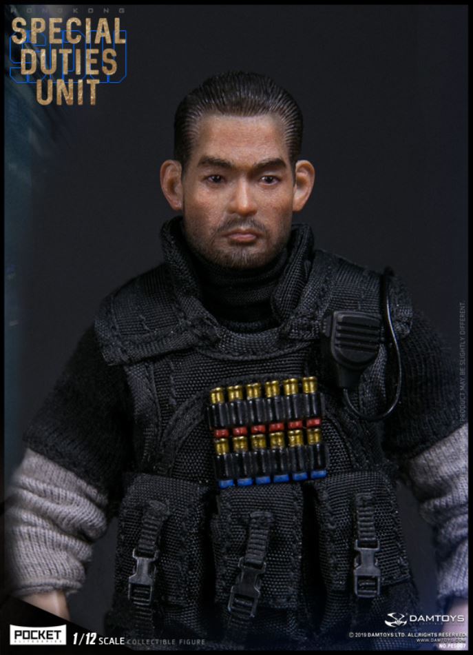 DAMTOYS : 1/12 POCKET ELITE SERIES: HONGKONG SDU (FAI SIR)