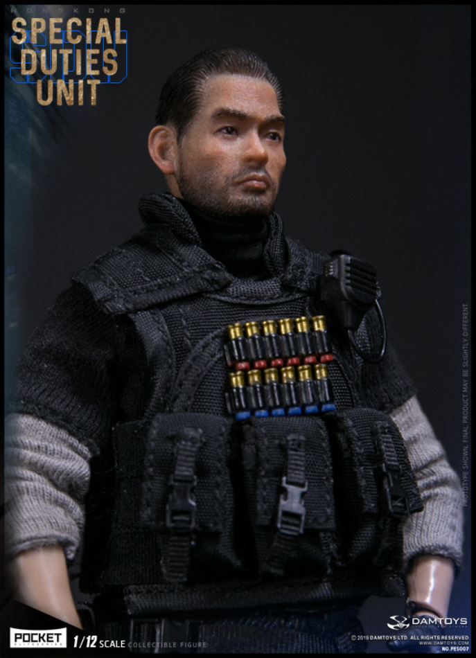 DAMTOYS : 1/12 POCKET ELITE SERIES: HONGKONG SDU (FAI SIR)