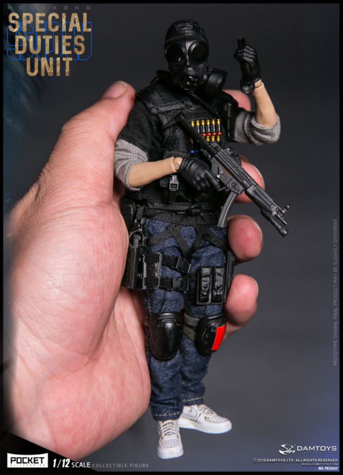 DAMTOYS : 1/12 POCKET ELITE SERIES: HONGKONG SDU (FAI SIR)