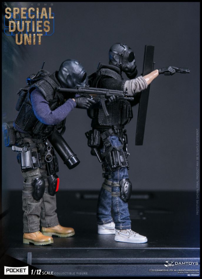 DAMTOYS : 1/12 POCKET ELITE SERIES: HONGKONG SDU (FAI SIR)